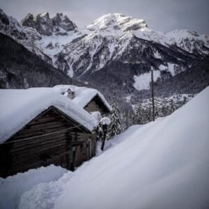 Panorama invernale a Falcade